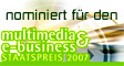 Nominiert f�r den Multimedia E-Business Staatspreis 2007