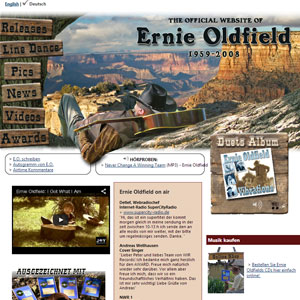 Webseite Erfolgsstory: Ernie Oldfield