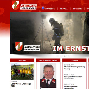 Webseite Erfolgsstory: Feuerwehr Gerersdorf