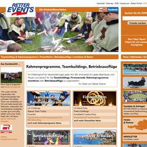 Webseite Erfolgsstory: Retter Events